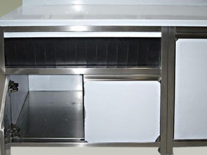 banchi piani bar inox