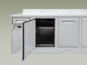 banchi piani bar inox