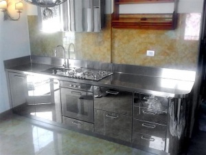 Cucina Inox Lucido