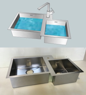 LAVELLO CUCINA INOX