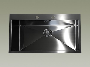 Lavello Cucina Inox con Fori Rubinetto