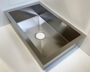 Lavello inox 15/10 satinato 