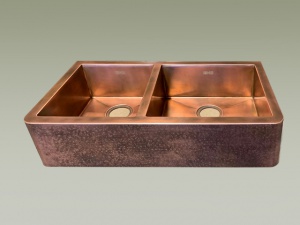 lavelli cucina rame due vasche