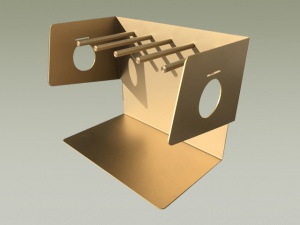 Porta Menu ottone