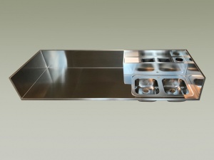 Piano cucina attrezzato