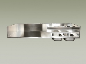 Piano cucina attrezzato