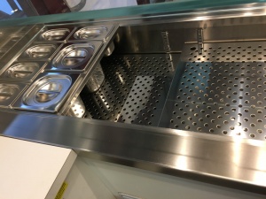 Vasca refrigerata con vetrina