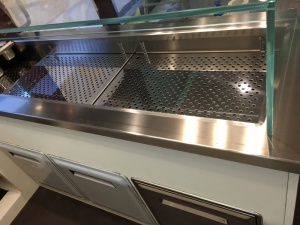 Vasca refrigerata con vetrina