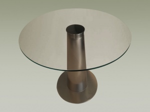 tavolo-circolare-vetro-acciao